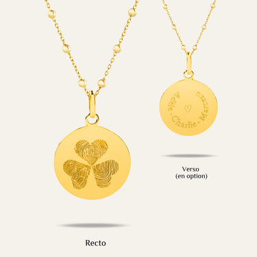 metal=Vermeil Or 18k; chain=Boule| metal=Plaqué Or 18k; chain=Boule