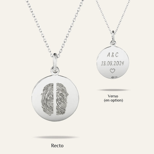 The Original Necklace - 2 Fingerprints