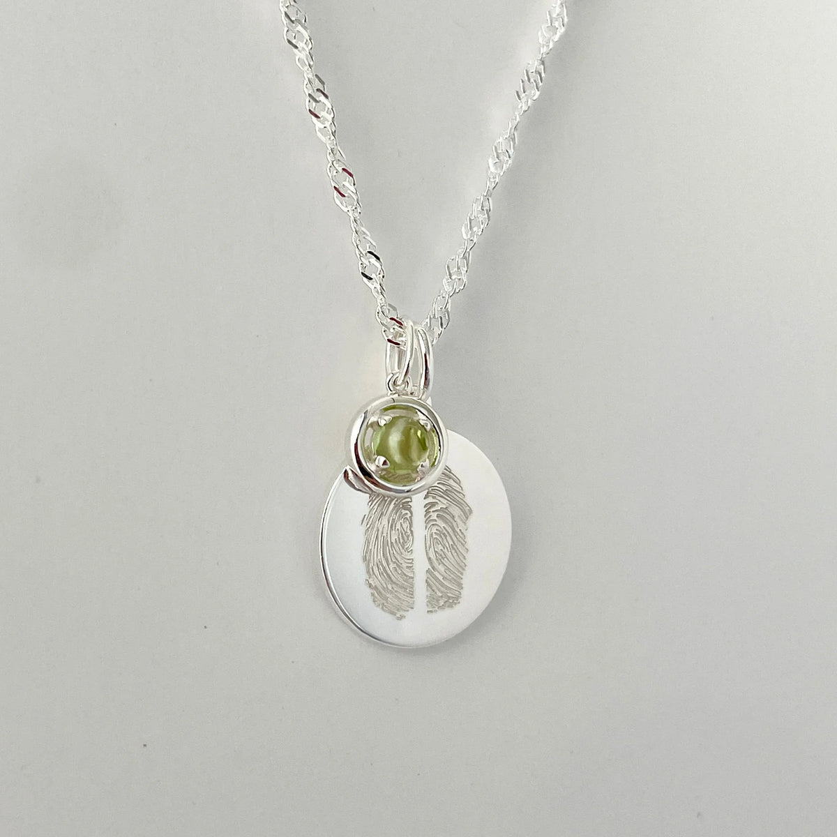 Le Collier Original - 2 Empreintes Digitales