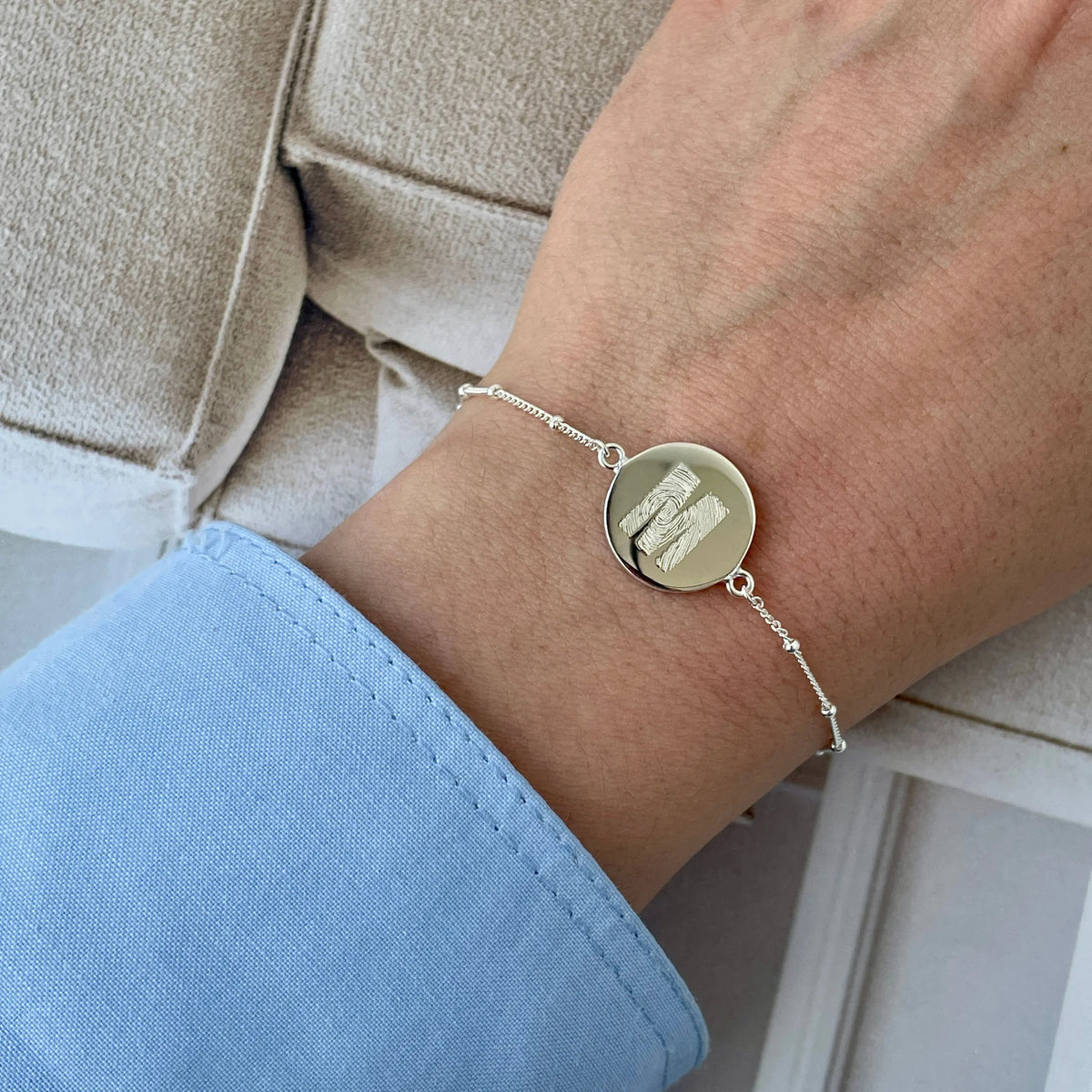 Le Bracelet Original - Empreinte Digitale Lettre