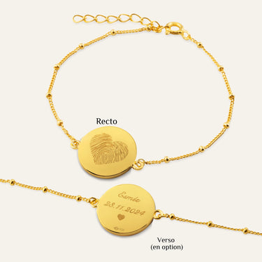 metal: Vermeil Or 18k; chain=Boule