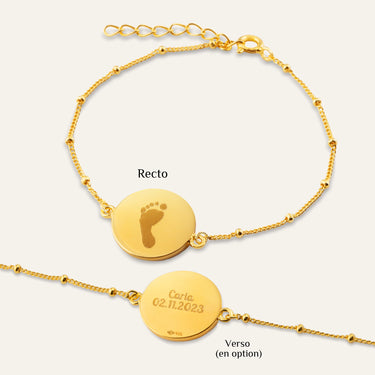 metal: Vermeil Or 18k; chain=Boule