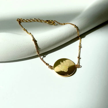 metal: Vermeil Or 18k; chain=Boule