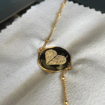 metal: Vermeil Or 18k; chain=Boule