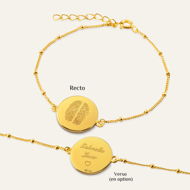 metal: Vermeil Or 18k; chain=Boule