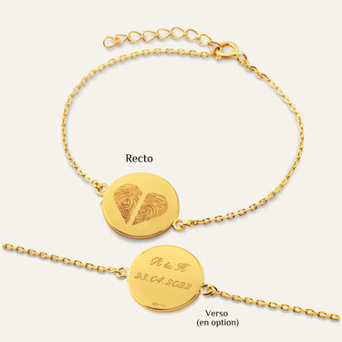 metal: Vermeil Or 18k; chain=Forçat