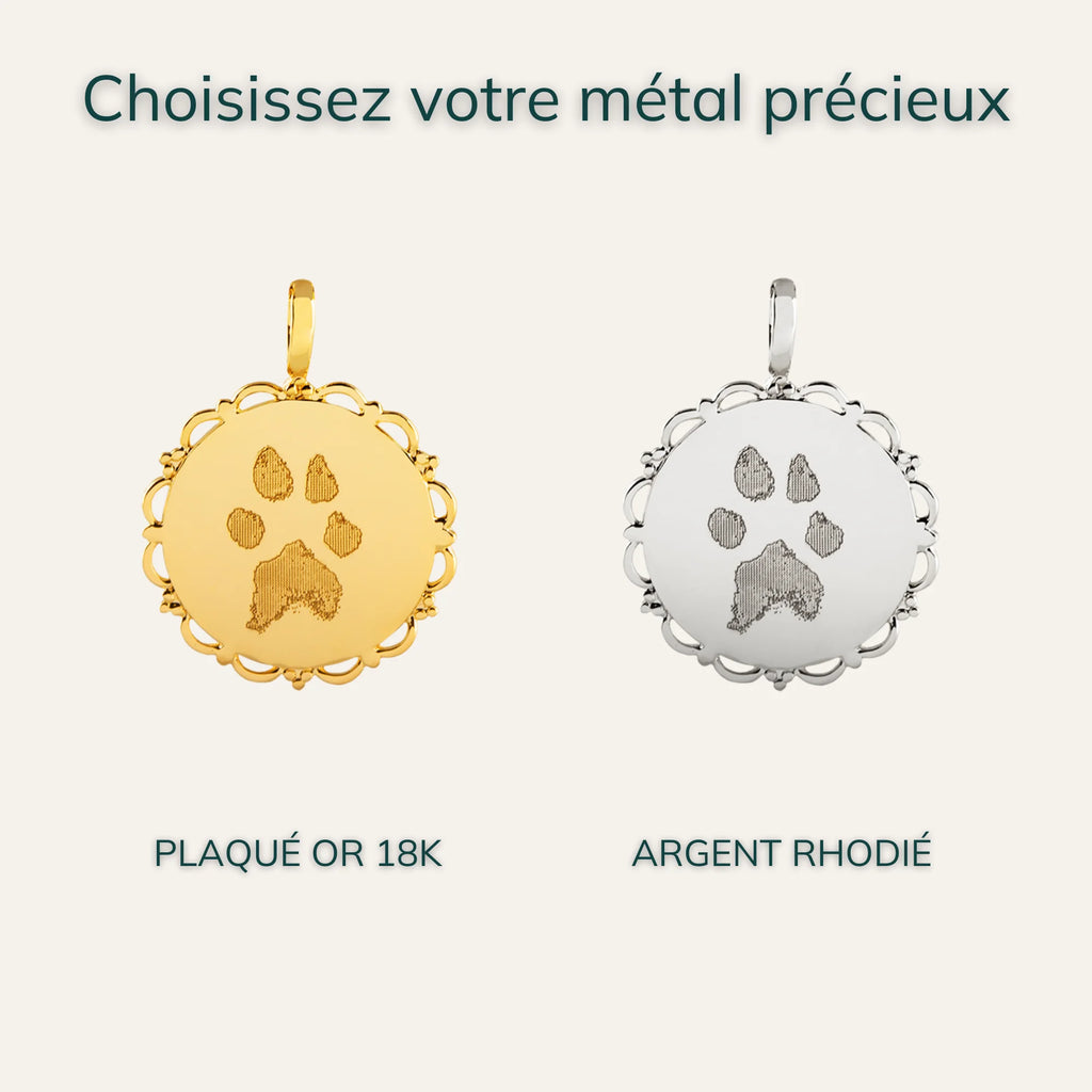 Le Collier Dentelé - Patte d'animaux