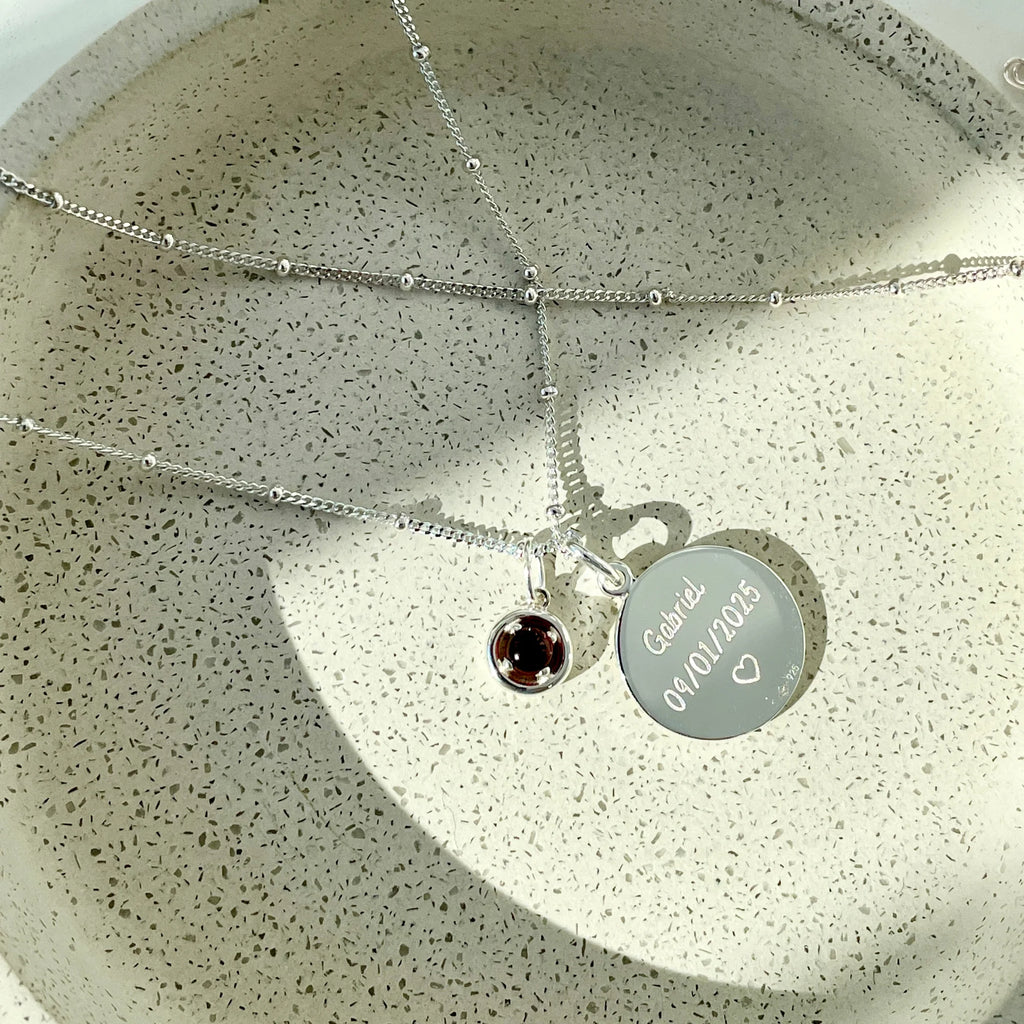 Le Collier Original - 1 Empreinte Digitale Coeur