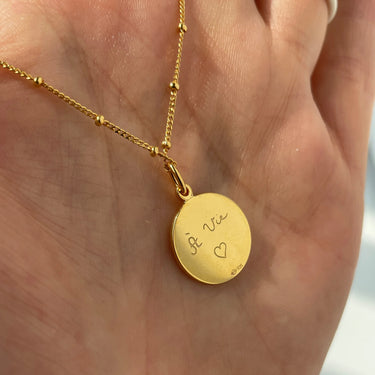 metal=Vermeil Or 18k; chain=Boule