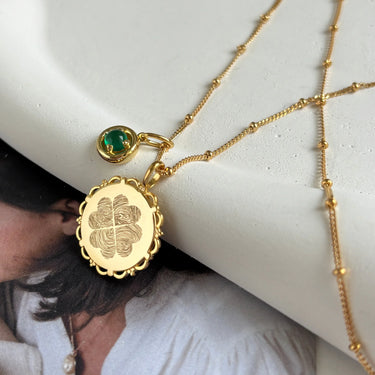 metal=Vermeil Or 18k; chain=Boule