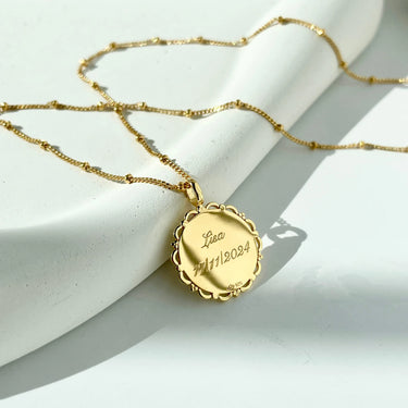 metal=Vermeil Or 18k; chain=Boule