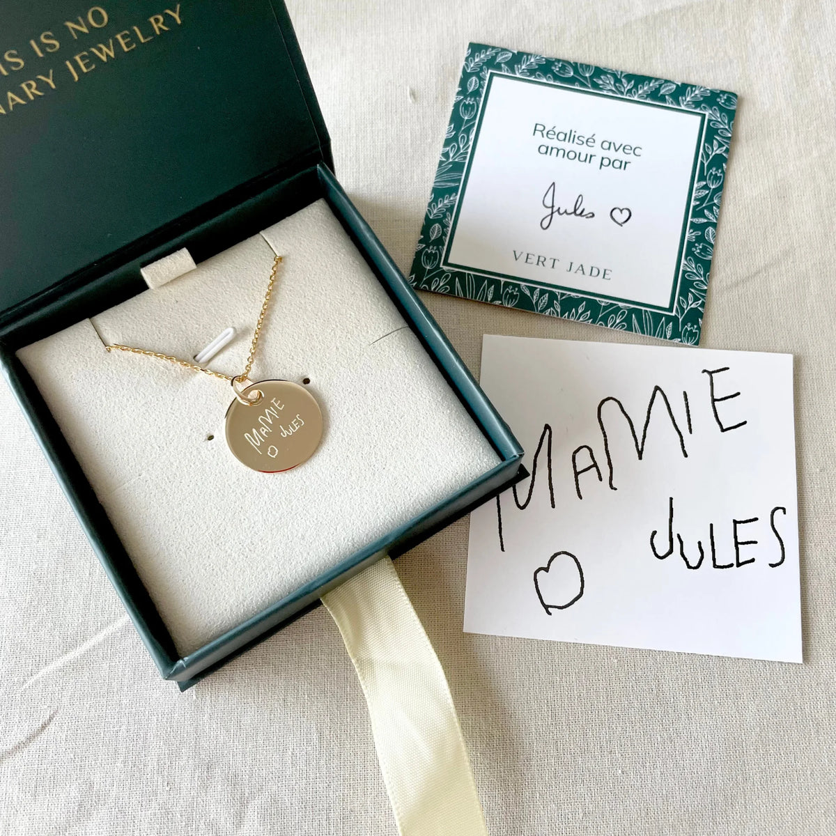 Le Collier Original - Écriture