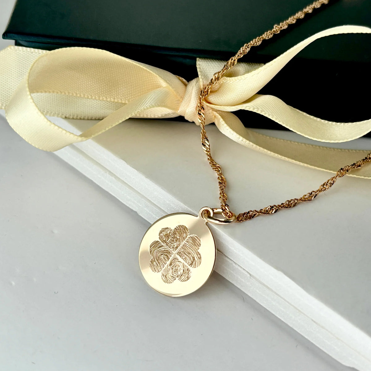 La Médaille Originale - 4 Empreintes Digitales Coeur