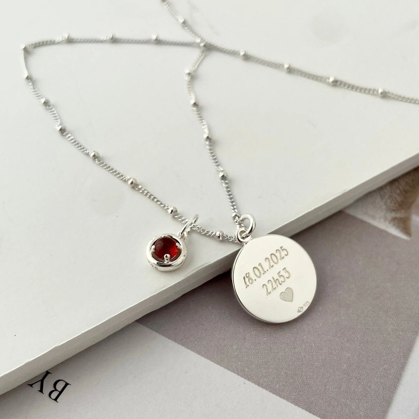 The Original Necklace - Fingerprint Letter