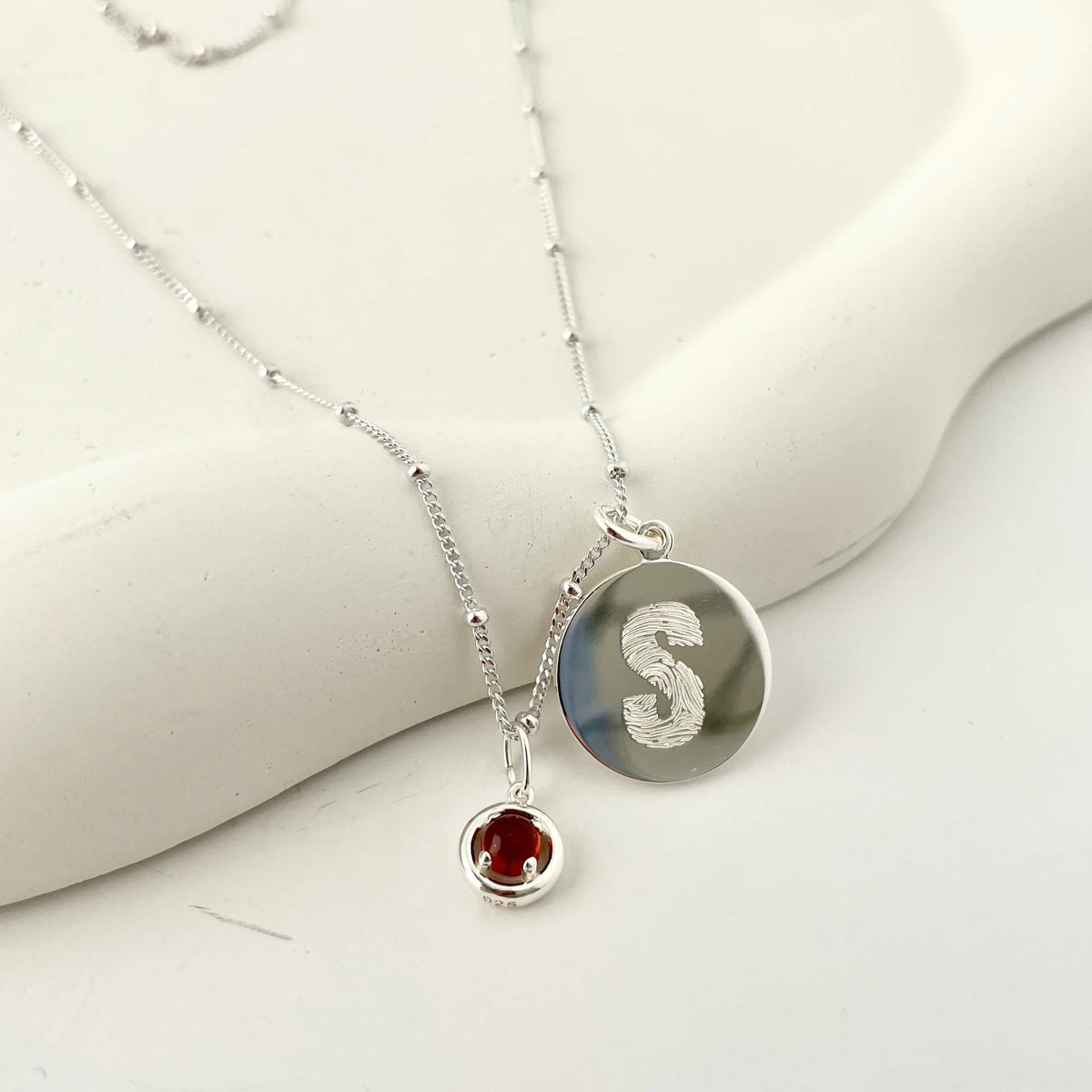 Le Collier Original - Empreinte Digitale Lettre