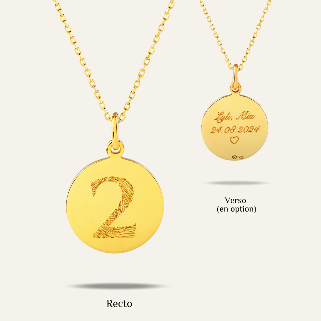 Le Collier Original - Empreinte Digitale Chiffre