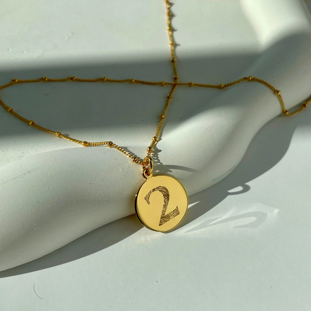 Le Collier Original - Empreinte Digitale Chiffre