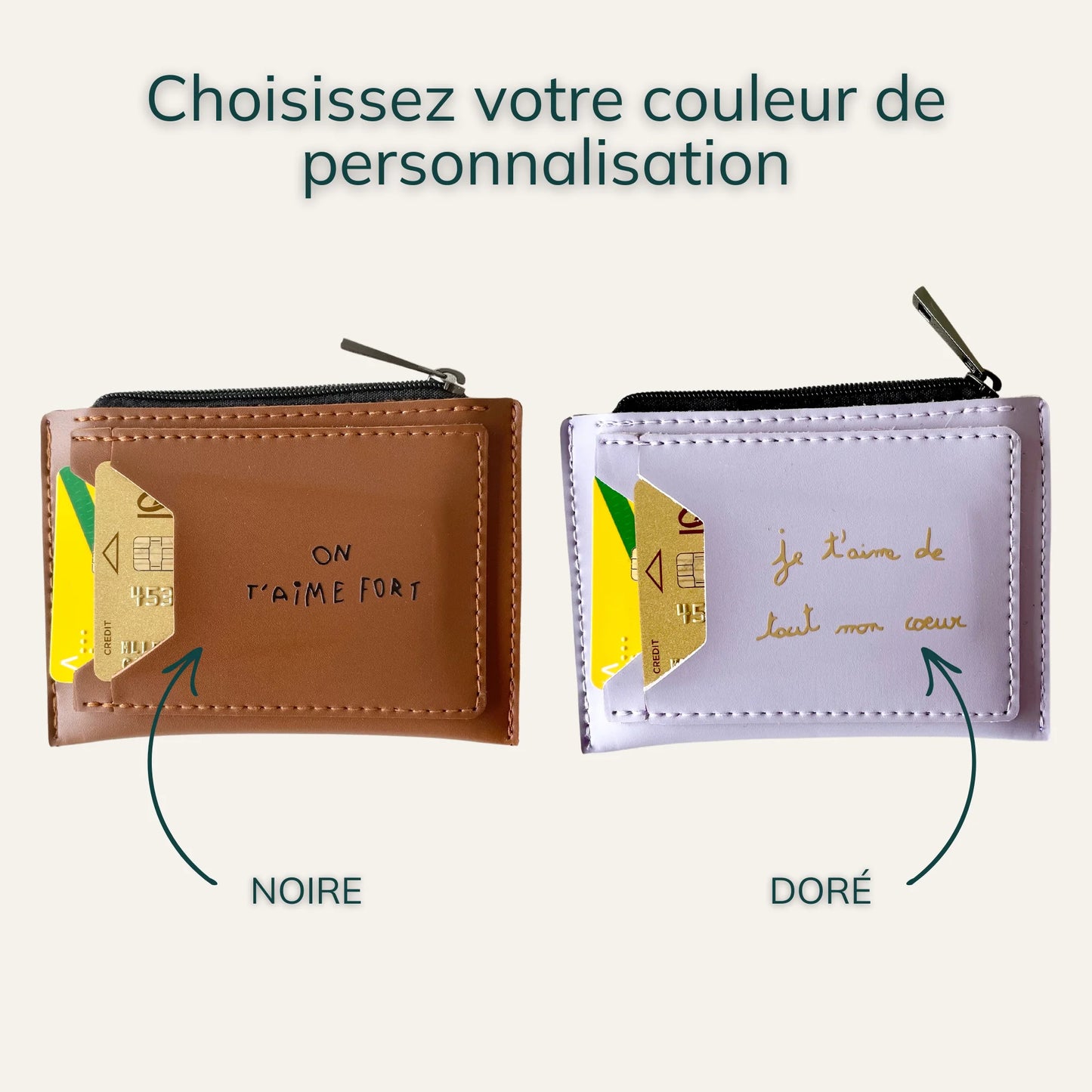 Porte-monnaie personnalisé