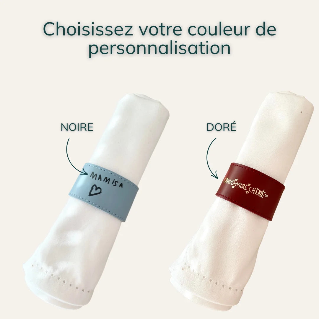 Personalized napkin ring