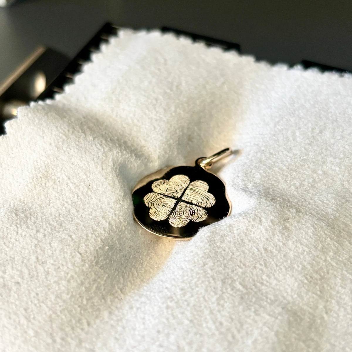 La Médaille Originale - 4 Empreintes Digitales Coeur