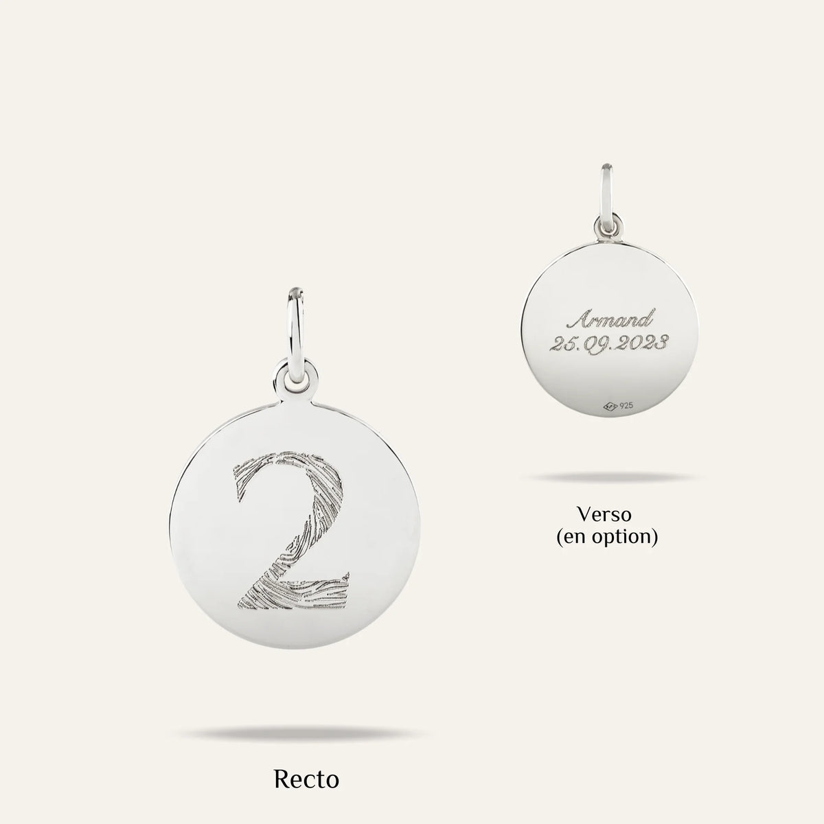 La Médaille Originale - Empreinte Digitale Chiffre