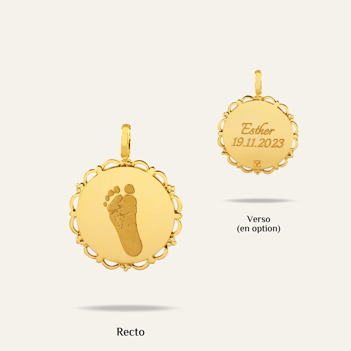 La Médaille Dentelée - 1 Empreinte