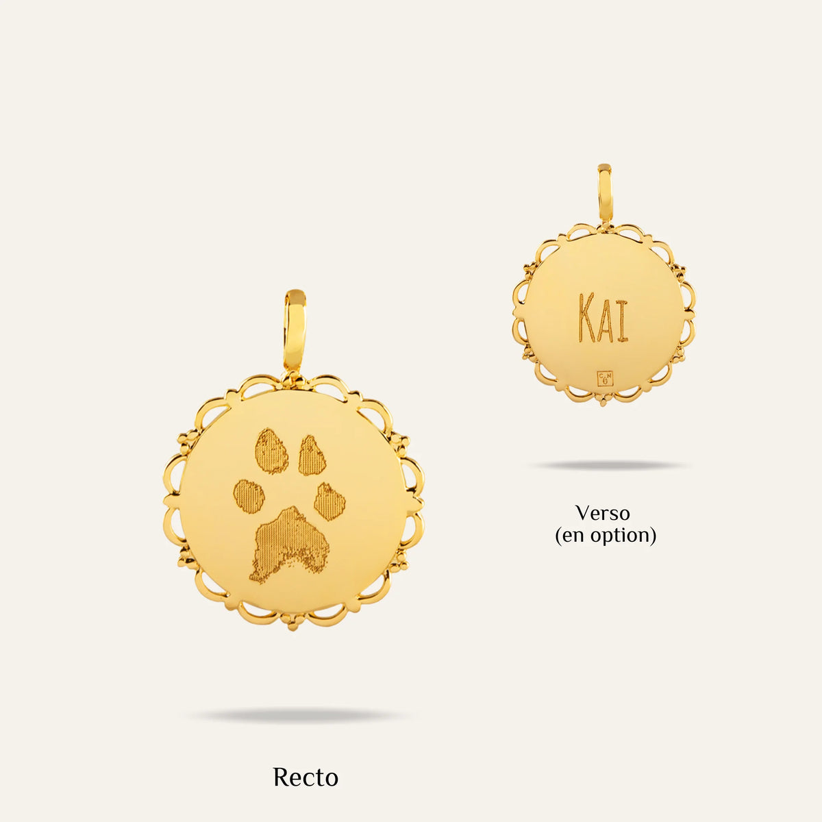 La Médaille Dentelée - Patte d'animaux