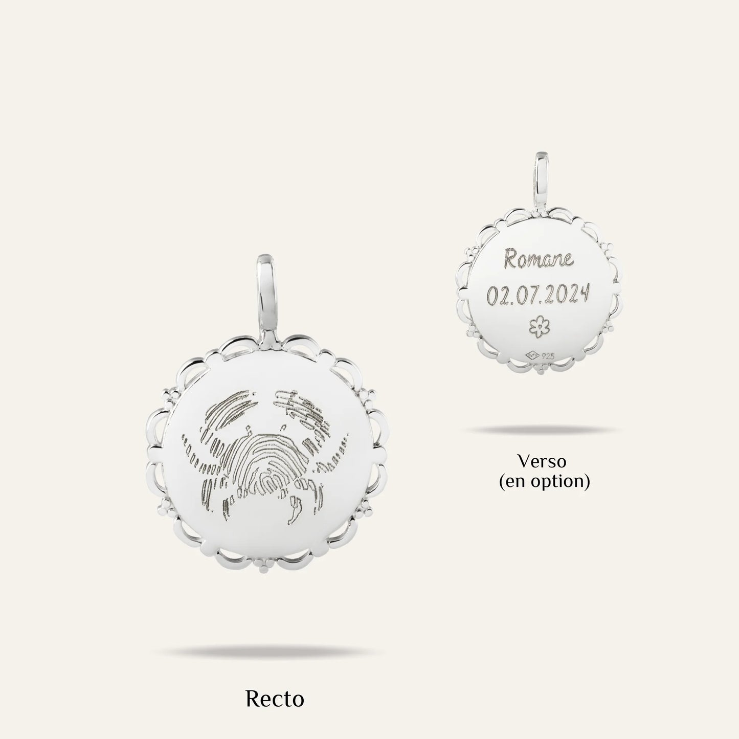 La Médaille Dentelée - Empreinte Digitale Astrale