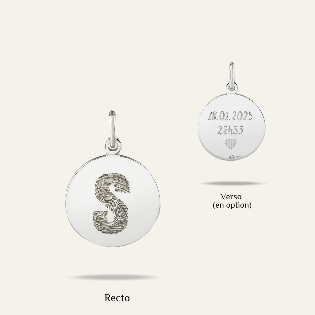 La Médaille Originale - Empreinte Digitale Lettre