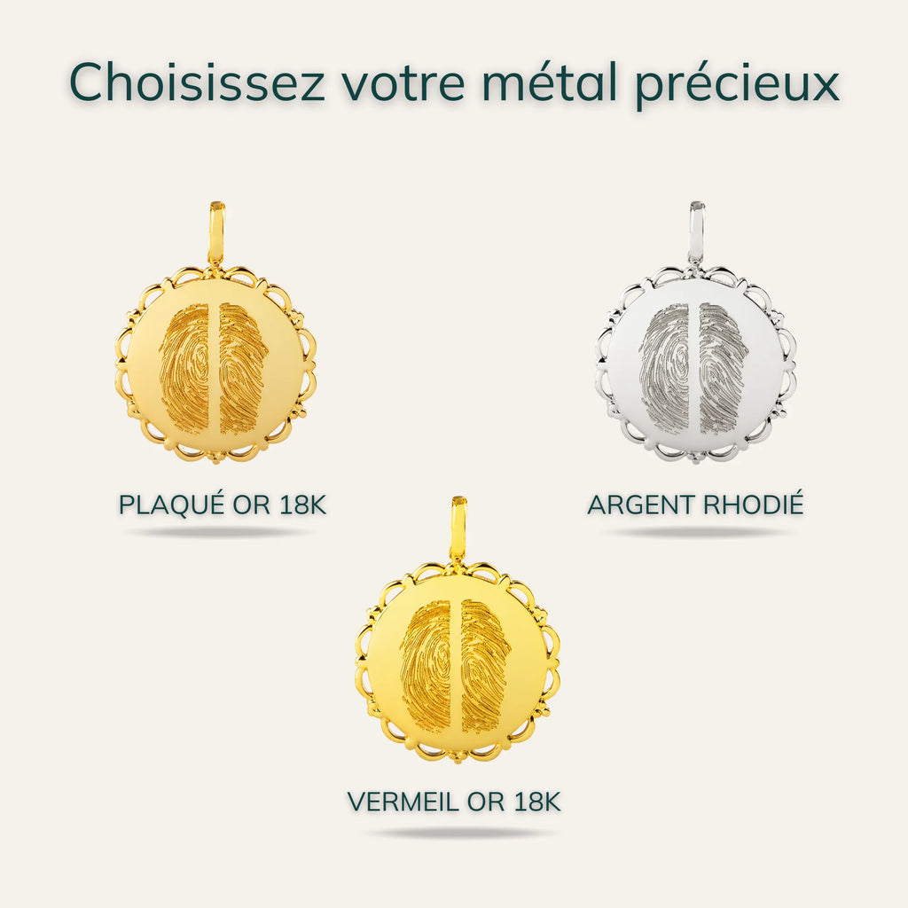 Le Collier Dentelé - 2 Empreintes Digitales