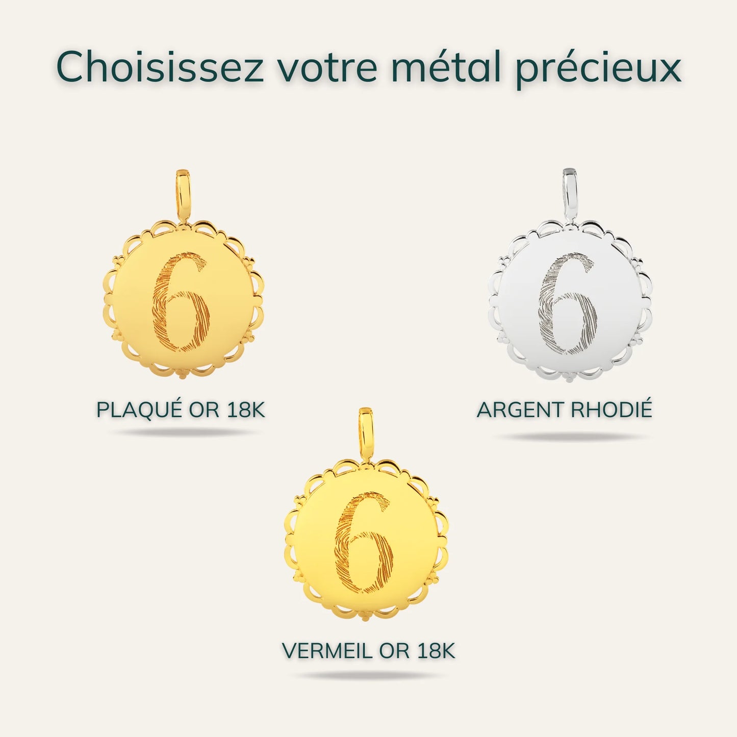 Le Collier Dentelé - Empreinte Digitale Chiffre