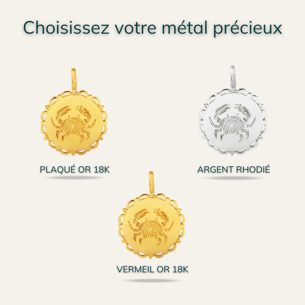 La Médaille Dentelée - Empreinte Digitale Astrale