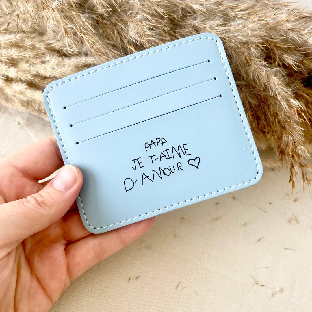 Porte-cartes personnalisé