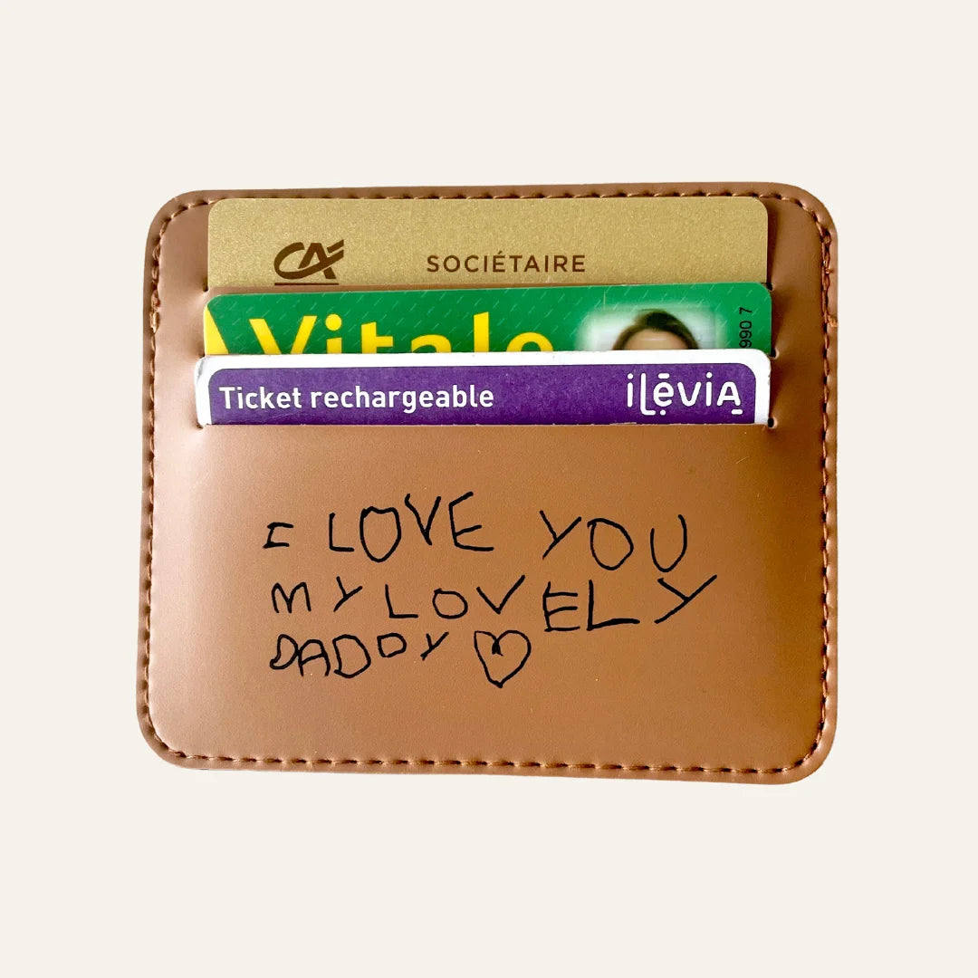 Porte-cartes personnalisé