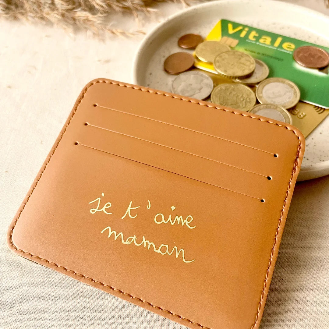 Porte-cartes personnalisé