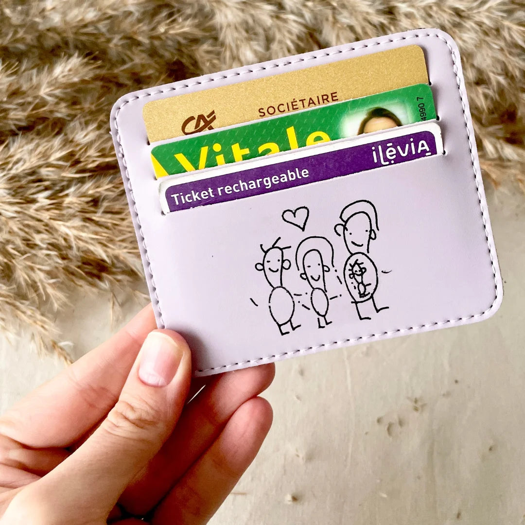 Porte-cartes personnalisé