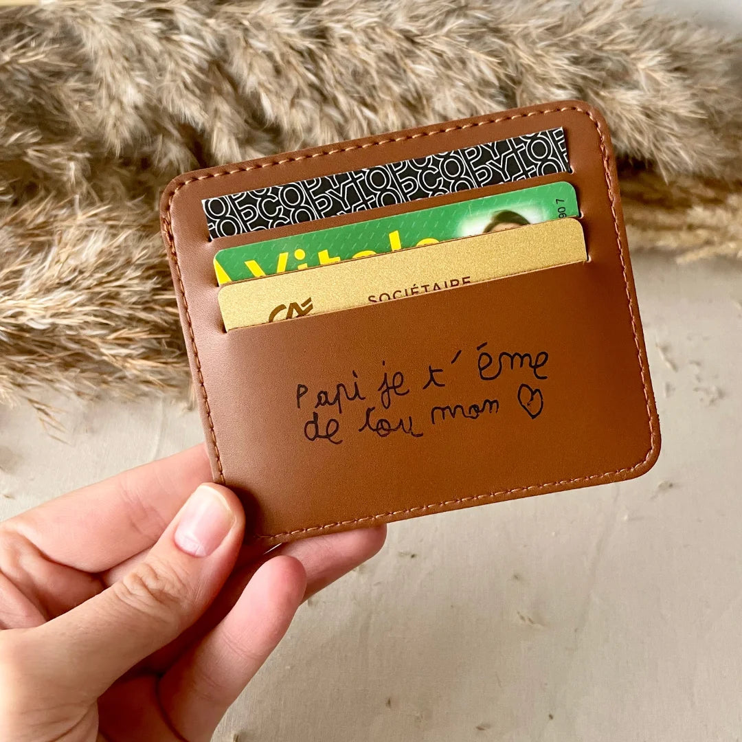 Porte-cartes personnalisé