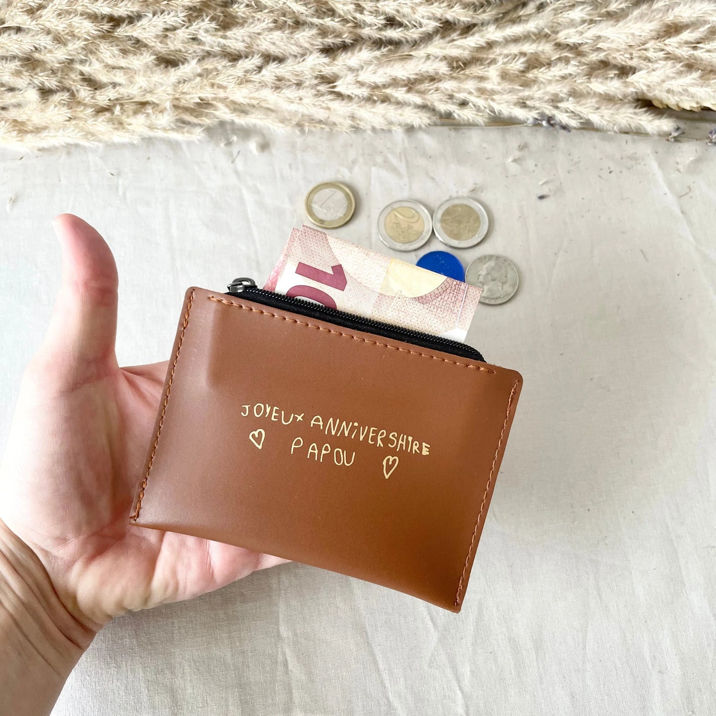 Porte-monnaie personnalisé