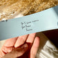Personalized napkin ring