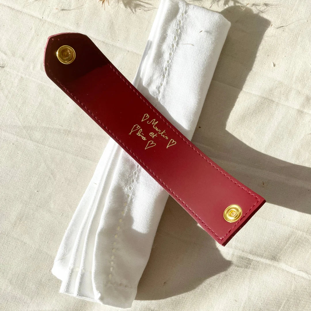 Personalized napkin ring