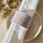 Personalized napkin ring